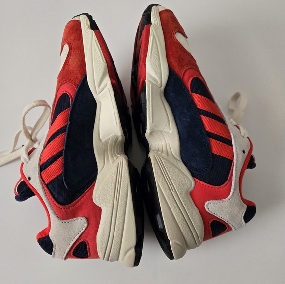 Adidas White Red Collegiate Navy Sneakers - Picture 8 of 10